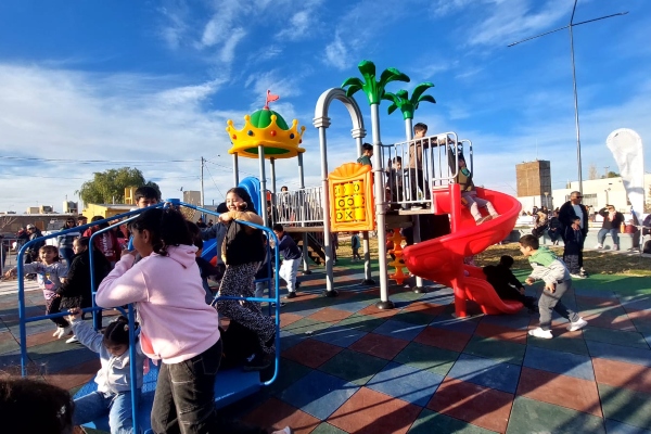 9 de Julio inauguró una nueva plaza en un punto