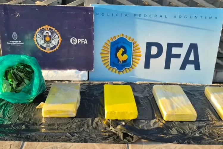 Golpe al narcotráfico: secuestraron más de 6 kilos de cocaína y detuvieron a cuatro hombres