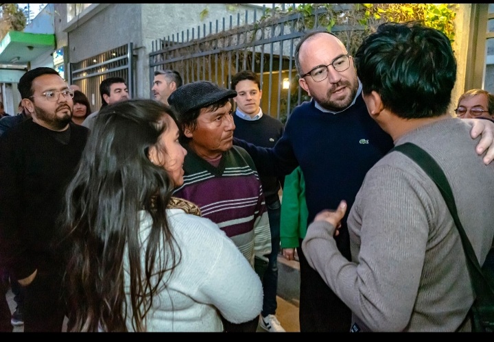 CON UNA CAMINATA, RIVADAVIA INAUGURÓ LAS OBRAS DE CALLE SANTA MARÍA DE ORO
