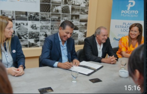 *El Municipio de Pocito firmó un convenio con la Fundación del Sanatorio Argentino para promover la prevención de enfermedades*