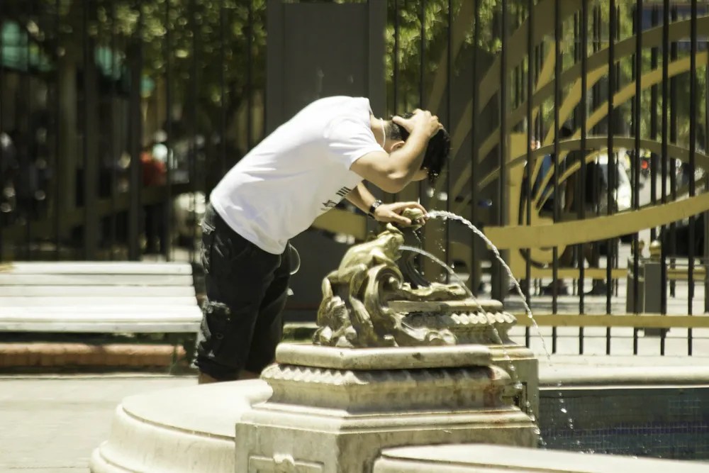 Viento norte intenso y calor extremo en San Juan