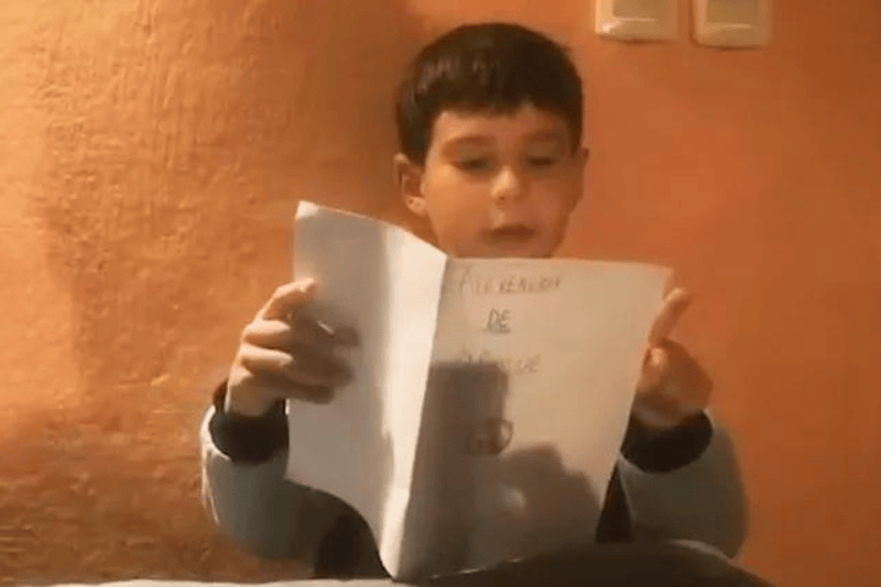 Tiziano Ferreira, el niño de Rocha que realiza campaña para prevenir el dengue