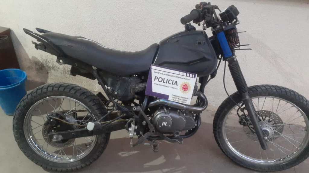 HALLAZGO DE MOTOCICLETA EN VICUÑA MACKENA