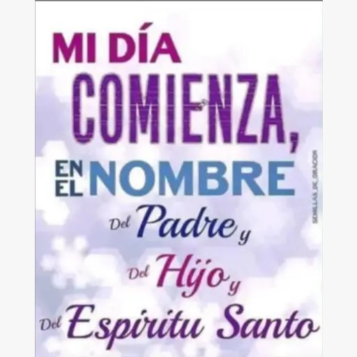 ORACIÓN DE LA MAÑANA